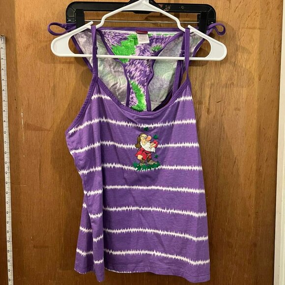 🐻Size L - Disney - "Grumpy" PJ Set - Camisole and Shorts - Picture 1 of 7